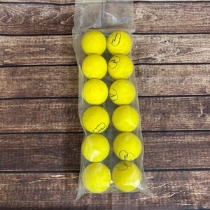 Sky Bounce‎ 12 Pack Yellow Handballs Racquetball Rubber High Bounce Balls Bulk